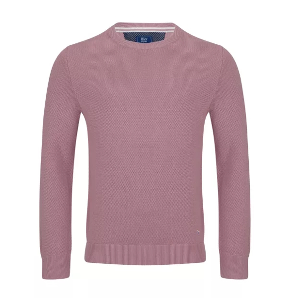 Drifter Knit Crew Sweater - Dusty Pink - 55620-625