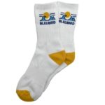 Bleubird Crew Socks Horizon - White