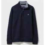 Crew Clothing Classic Half Zip - Dark Navy - MLD 003