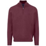 Fynch Hatton O-neck Sweater - Deep Merlot - 1514 215 368