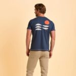 Brakeburn Derrington T-shirt - Charcoal - Back view