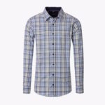 Casa Modas Checked Shirt - Blue - 454484700 100
