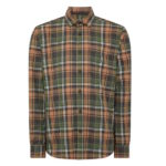 Remus Uomo Checked Shirt - Brown - 13975-46