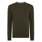 Remus Uomo Crew Neck Sweater - Khaki - 58600 -36