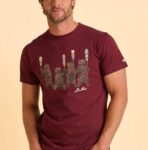 Brakeburn Tallow T-shirt - Burgundy