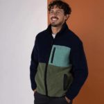 Saltrock Wye - Borg Zip Fleece - Blue