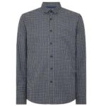 Remus Uomo Grey Tapered LS Casual Shirt - 13973 - 07
