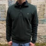 Farah Harry 1/4 Zip 306 Sweater - Pine