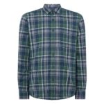 Remus Uomo Check Shirt - Navy / Green - 78-13976