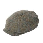Failsworth Carloway Harris Tweed Cap 2023 - Green