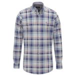 1508 8670 415 Washed oxford check berry