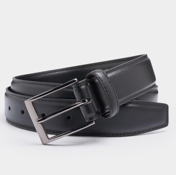 Ibex Leather Black Belt - 1011