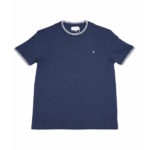 Farah Dallow SS Tipped Tee - True Navy