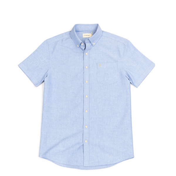 Farah Wilkins SS Shirt - Regatta Blue