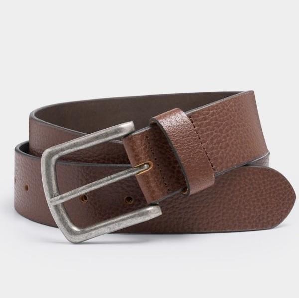 Ibex Leather Belt - Dark Brown - 30016 BN