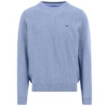 Fynch Hatton Crew Neck Sweater - Crystal Blue - SFPK 210 604