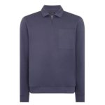 58877 - 28 Dark Blue 1/4 Zip Sweat