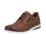 Rieker Lace & Zip Shoe - Brown - 14412-24