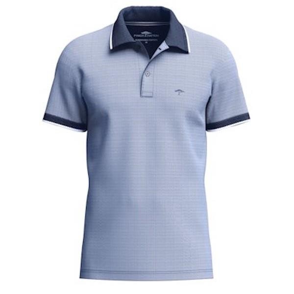 Fynch Hatton 2-Tone Pique Polos - New Breeze - 1603 1904 653