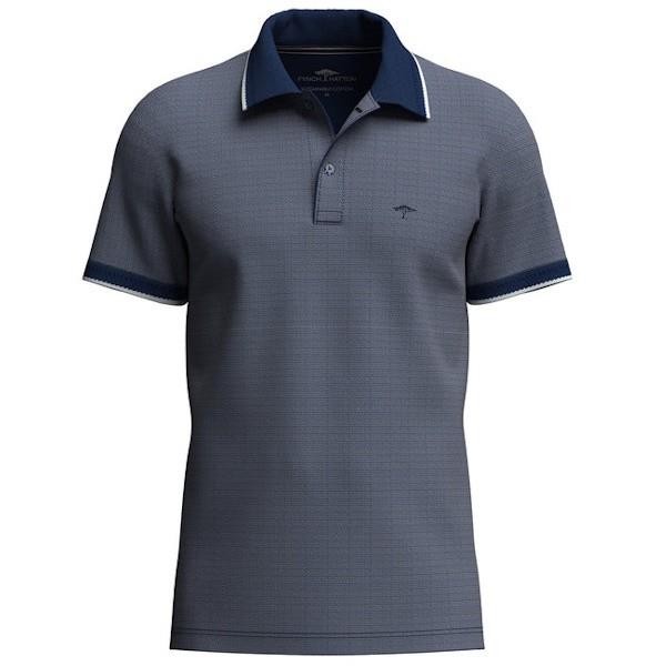 Fynch Hatton 2-Tone Pique Polo - Midnight - 1603 1904 672