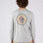 Saltrock Trail Badge - LS T-Shirt - Grey Back View