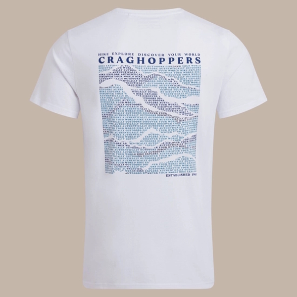 Craghoppers Lucent II SS T-shirt white - CMT1036 back