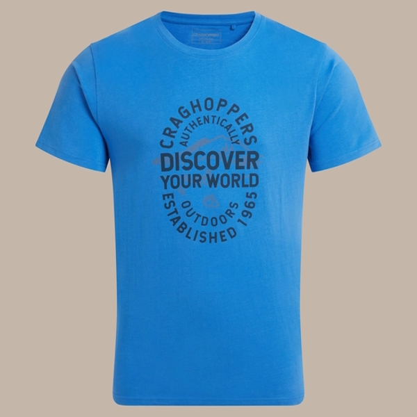 Craghoppers Lucent II SS T-shirt Azure Sky - CMT1