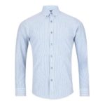 Daniel Grahame Blue Tapered Long Sleeve Semi-Formal Shirt