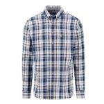 Fynch Hatton LS Checked Shirt - Blue - 1608 5360 685