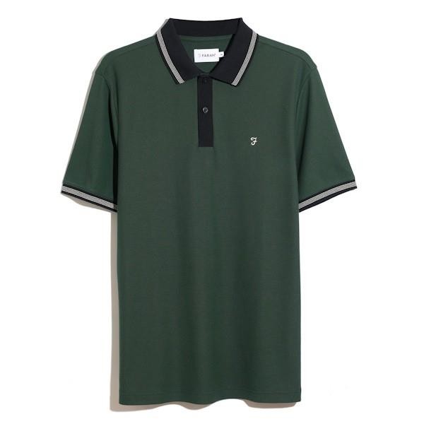 Kimell SS Tipped Polo 306 Pine