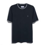 Dallow SS Tipped Tee 412 True Navy