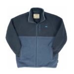 Polar Fleece Deux Full Zip  Denim