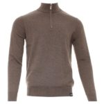 Justin Half Zip Stone Melange