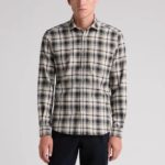 13407-93 Tan Check Shirt