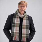 Checked Scarf 734 Green