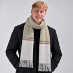 Olive Stripe  Scarf