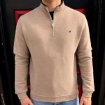 Mineral Rey Quarter Zip Sweater - Mocha